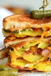 Dill Pickle Bacon Grilled Cheese